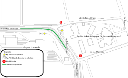 Se modifică prioritatea pe str. Ștefan cel Mare